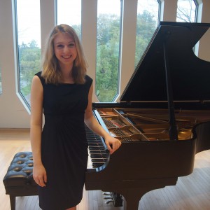 Kendall Kelly, Pianist, At The Piano, Oberlin Conservatory